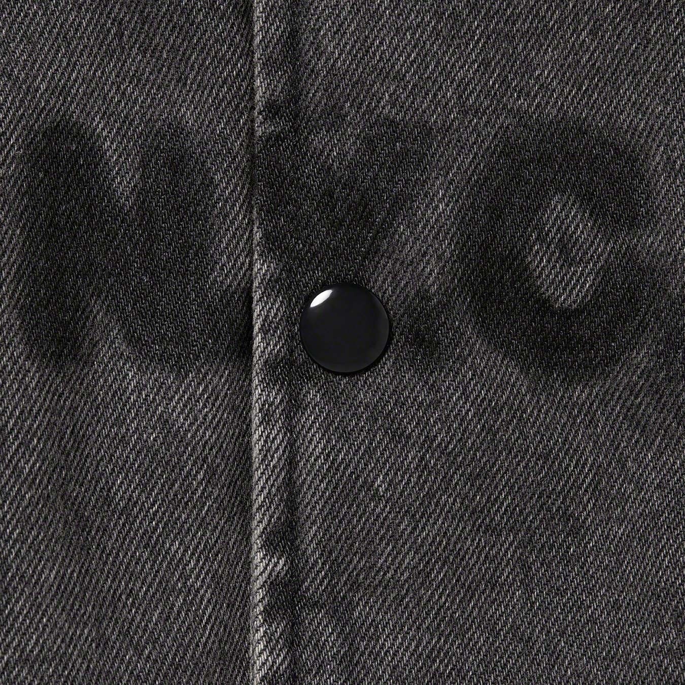 Washed Knockout Denim Varsity Jacket view 19